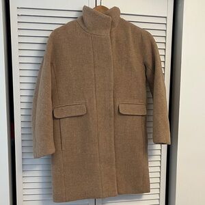J. Crew Funnel Neck Wool Coat